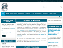 Tablet Screenshot of neachmm.org